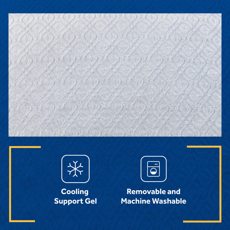 Sealy Performance Gel Medium Memory Foam Standard Cooling Bed Pillow