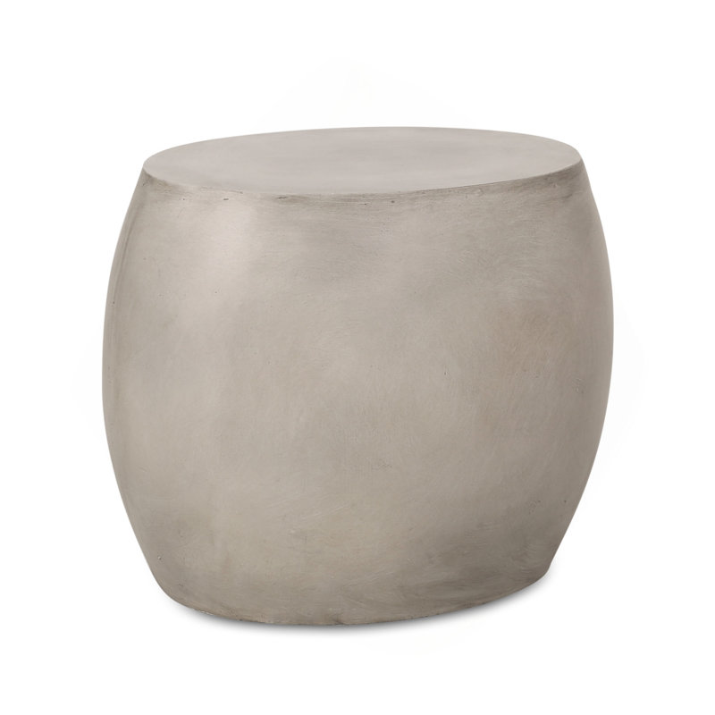 Outdoor Lightweight Concrete Side Table
