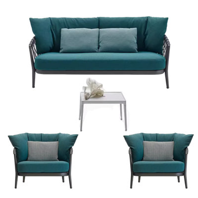 Ensemble de canapé d'extérieur simple et confortable Maurya