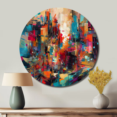 Cheuk - Abstract Round Metal Art