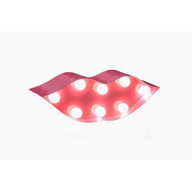 Marquee Lights 10,3 cm Tischleuchte Moustache | Leuchtfiguren