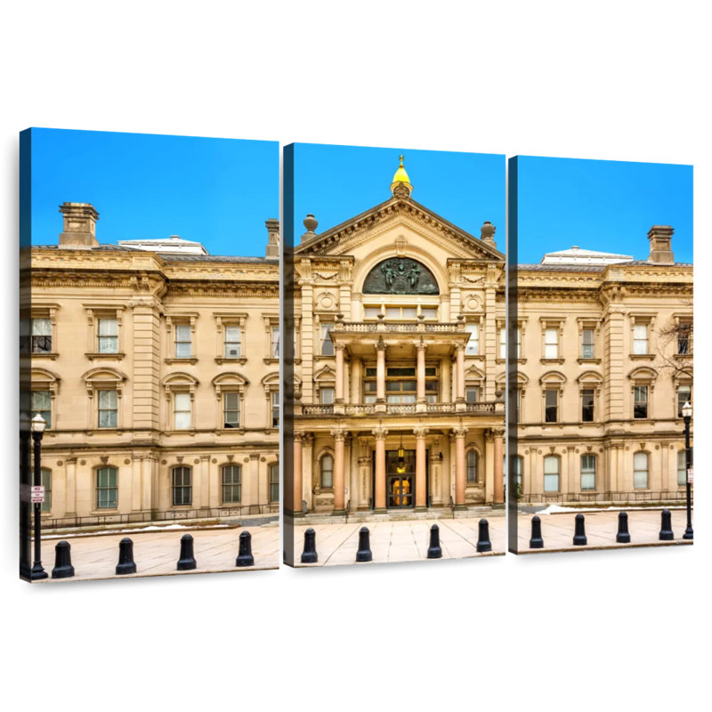 New Jersey State House, 32" H x 50" W