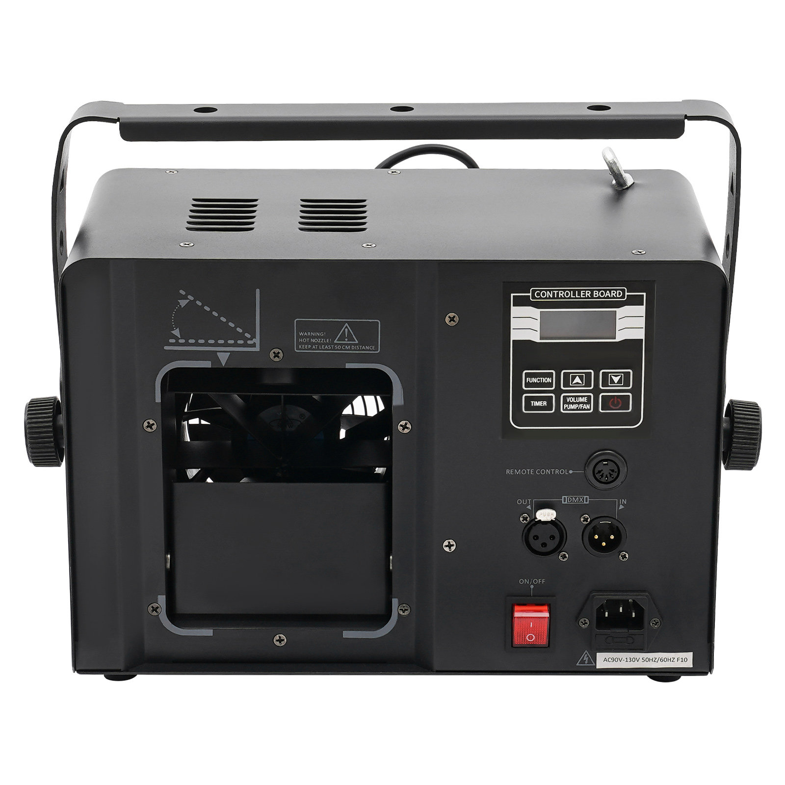 Mist Machine Button JOYDING 1500W 110V Fog Machine Rectangle Mist Machine With Remote ...