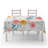 Durable Tablecloth, 50% Cotton / 50% Polyester, 55.1 x 118.1 inches | Machine Washable at 86°F, Tumble Dryer Safe, Ironable | Perfect for Dining Room, Parties & Everyday Use, Elegant Design & Easy Care