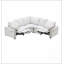 Canapé modulaire inclinable 89 po avec deux ports USB-1347228870