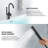 Floor Mounted with Handheld Shower  Waterfall Tub Faucet Floor Mount Bathroom Tub Filler Mixer Tap-99928268