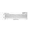 15x91 cm PVC Tile in Gray