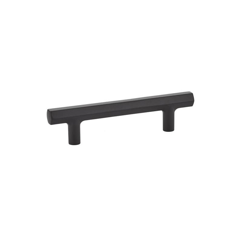 Mod 6" Center to Center Bar Pull, Flat Black, 3.5"