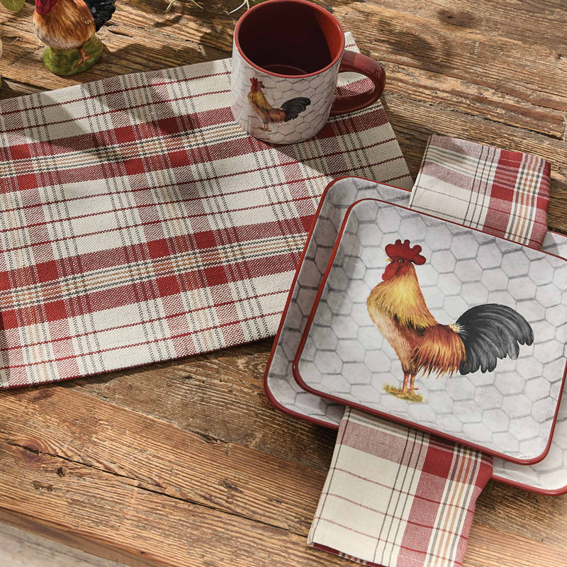 Chemin de table Hawthorne, L 54 po x l 13 po, Rouge