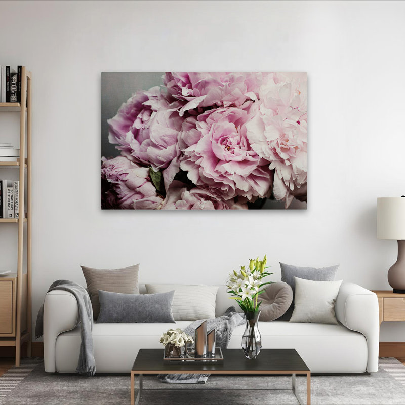 Bouquet de fleurs florales - pivoines à gogo II, H 40 po x l 60 po