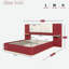 Lit plateforme tapissier avec tablettes-76383255-76383253