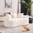 Boneless 65" Chenille Curved Sofa-79720076