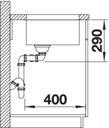 Andano 74.5 x 44cm Double Bowl Undermount Kitchen Sink