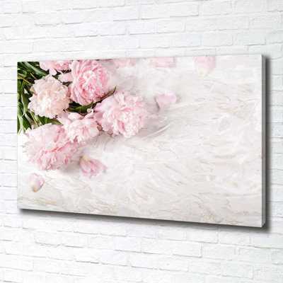Peonies - Wrapped Canvas Print