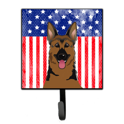Porte-clés mural Monreal American Flag and Retriever