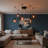 6-Light Adjustable Spider Pendant Chandelier