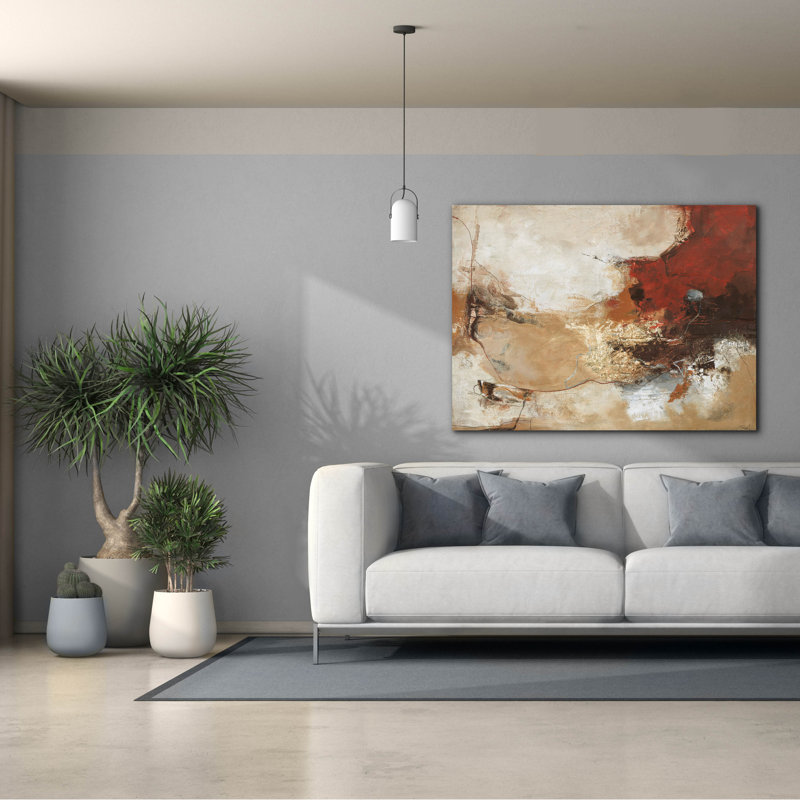  «Curvature» par Design Fabrikken, art mural sur toile, H 40 po x l 54 po
