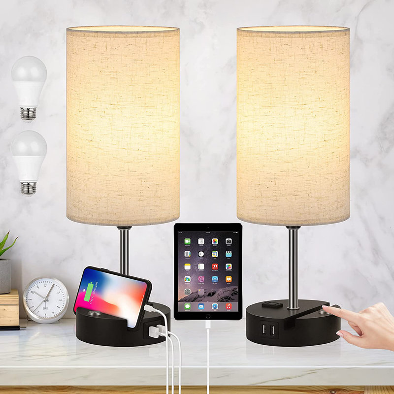 Lampe de table USB en métal Omender