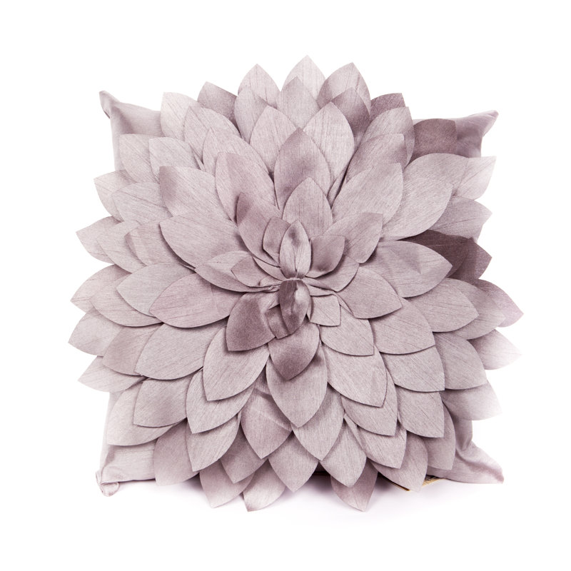 Housse et insert de coussin carré Amilia, Gris