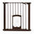 Metal Pressure Mounted Pet Gate With Door