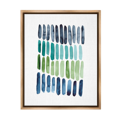 "Nautical Minimalist Shapes" par Lisa Nohren sur toile