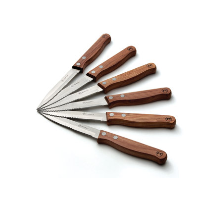 Ensemble de 6 couteaux à steak Outset Rosewood Collection
