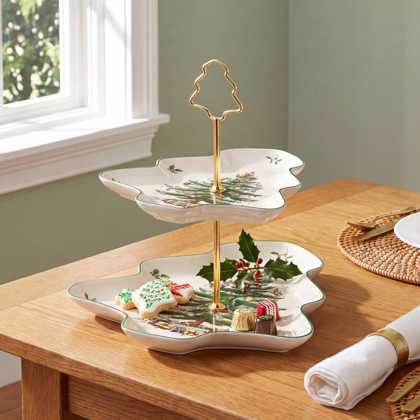 Christmas Tree Tiered Stand