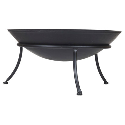 McKenzie Round Cast Iron Smokeless Fire Pit