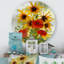 Tournesols et coquelicots dans la nature-59004225