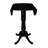 Hesston Counter Height Drop Leaf Solid Wood Pedestal Dining Table-2021864116