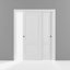 Portes blanches à panneau coulissant Lucia-87392067
