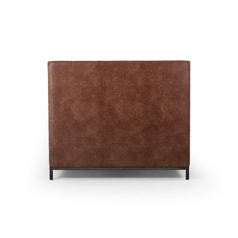 Newhall Upholstered Wingback Bed, Queen