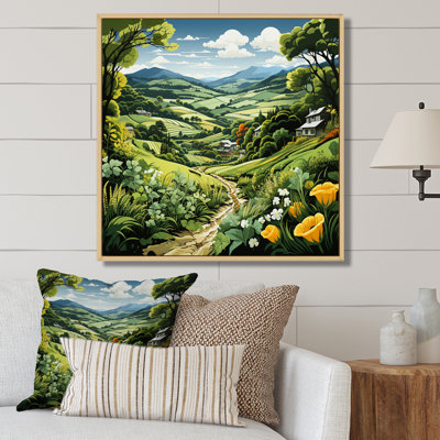 " Countryside Green Pastures An II "