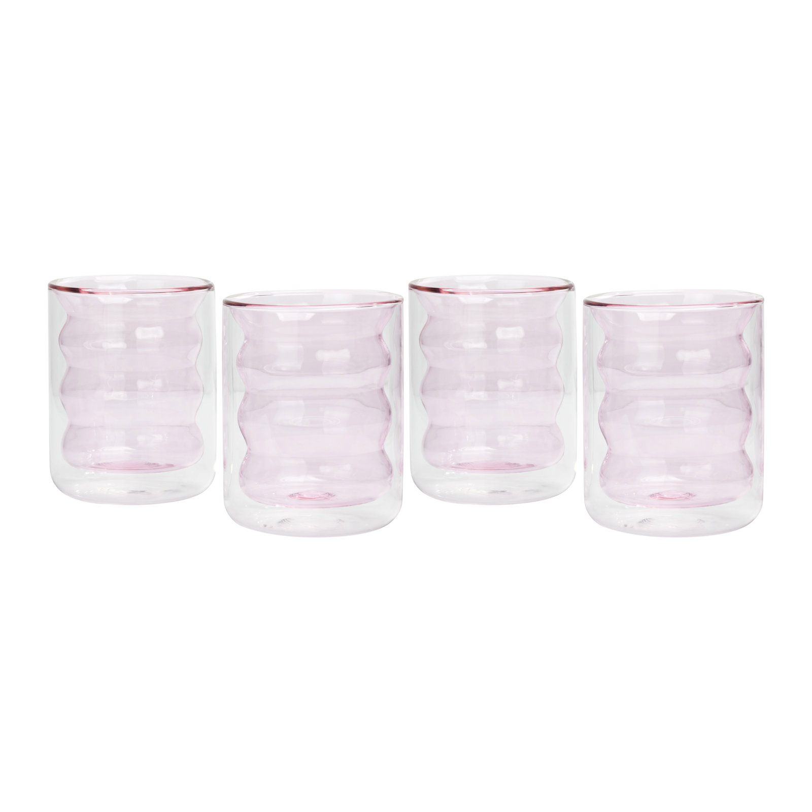 Vigo Drinking Glass Set, Blush