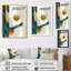 Pleine lune or et turquoise minimalisme I sur toile-1059752560-1059752453