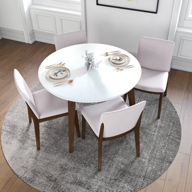 Ensemble repas pour 4 personnes Dehatte, Beige