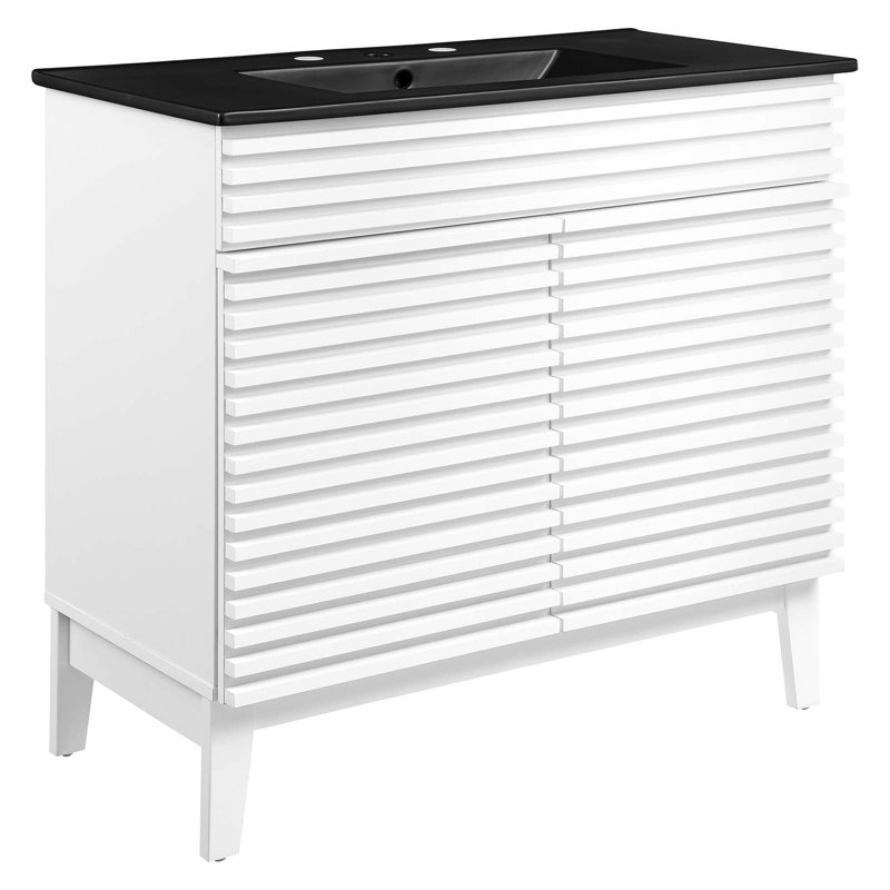 Modway Render 36" Bathroom Vanity, White