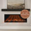Modern Ember Highmark Smart Linear Electric Fireplace - 10 Different Flame Colors, Works With Alexa And Google Assistant-273009005