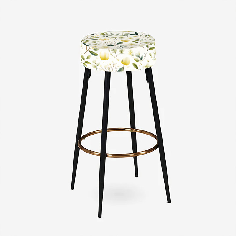 Ensemble de 2 tabourets de bar Boho Botanical Neutrals