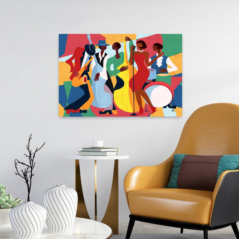 Art contemporain contemporain abstrait, H 16 po x l 24 po
