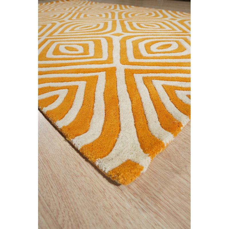 Hand Tufted Wool Geometric Area Rug