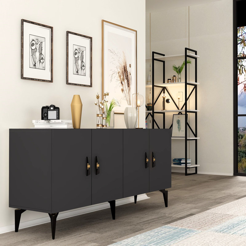 Olivia 150cm Console Table, Grey