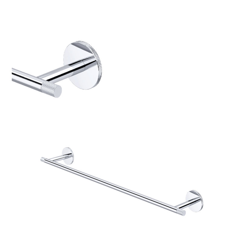Amahle 24" Towel Bar, Polished Chrome