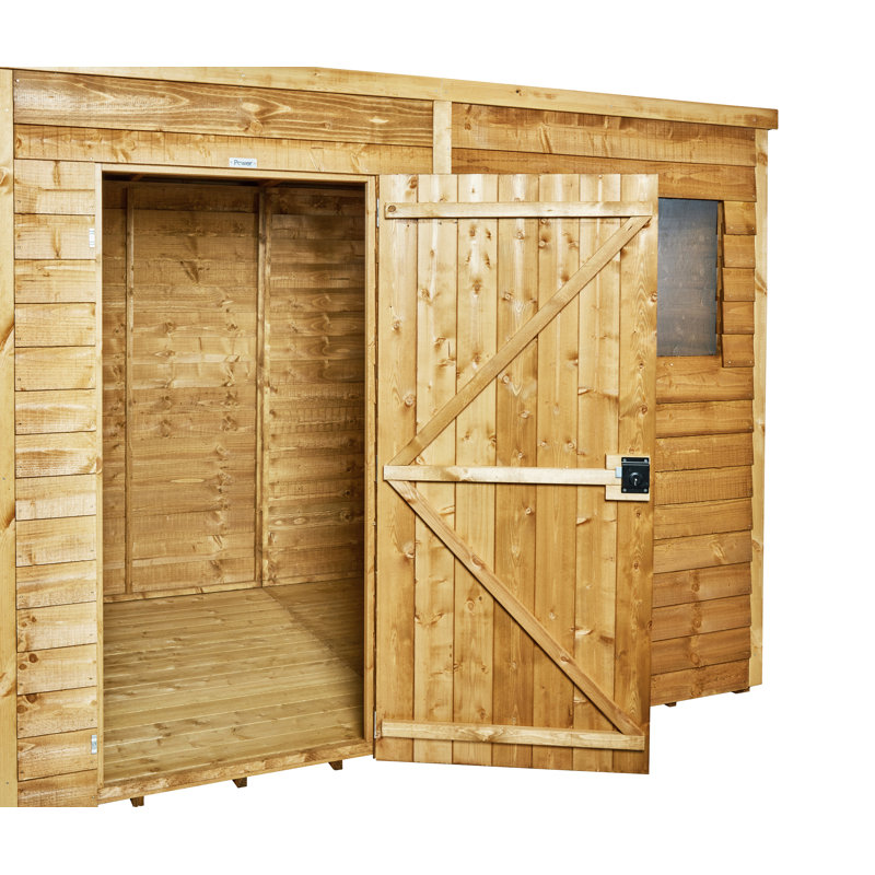 Powersheds Timber Overlap Windowless Apex Garden Shed