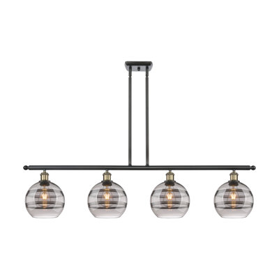 Luminaire suspendu pour îlot de cuisine 4 lumières Chartoff
