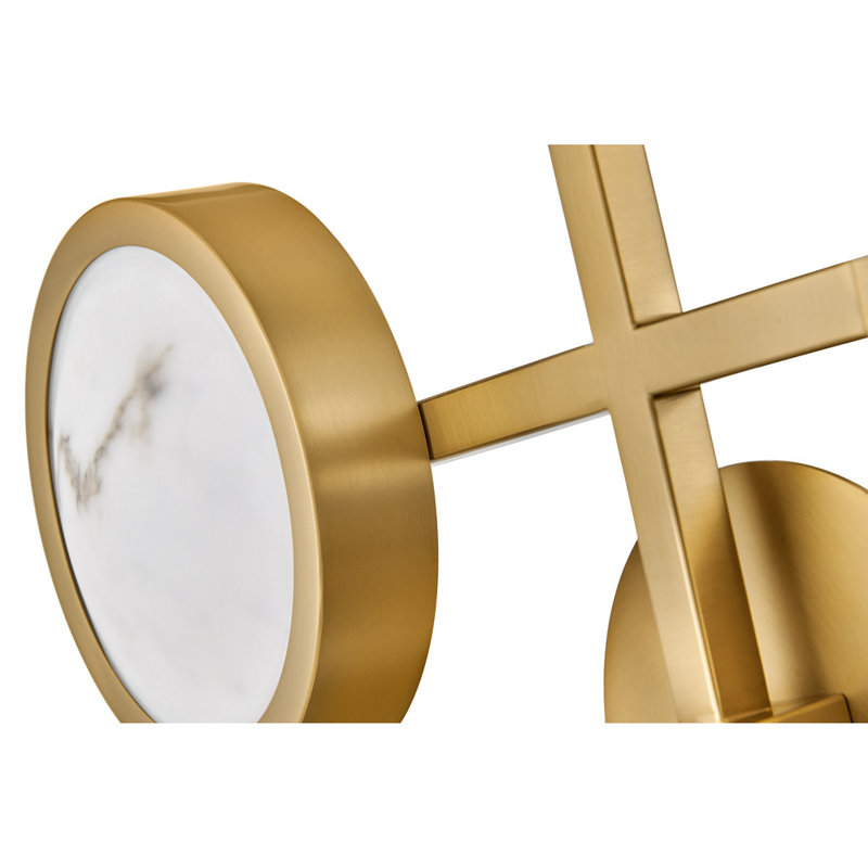 Fredrick Ramond Cava 4-Light Flush Mount Ceiling Fixture with Cloudstone Glass