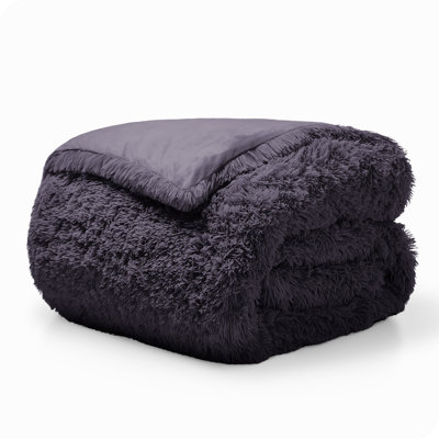 Shaggy Fleece Plush Duvet Cover