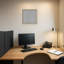 Tableau magnétique Castellan à cadre blanc vieilli-851229961-851229962