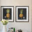 Royal Brookshaw Pineapple I - ensemble de 2 reproductions encadrées sur papier