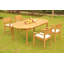 Sunnydale Outdoor 5 - Piece Teak Dining Set-1783146399